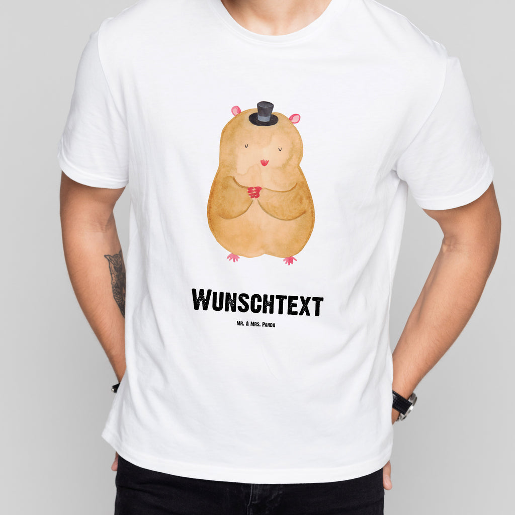 Größe L Personalisiertes T-Shirt Hamster mit Hut T-Shirt, Shirt, Tshirt, Lustiges T-Shirt, T-Shirt mit Spruch, Party, Junggesellenabschied, Jubiläum, Geburstag, Herrn, Damen, Männer, Frauen, Schlafshirt, Nachthemd, Sprüche, Tiermotive, Gute Laune, lustige Sprüche, Tiere, Hamster, Hut, Magier, Zylinder, Zwerghamster, Zauberer, Houdini
