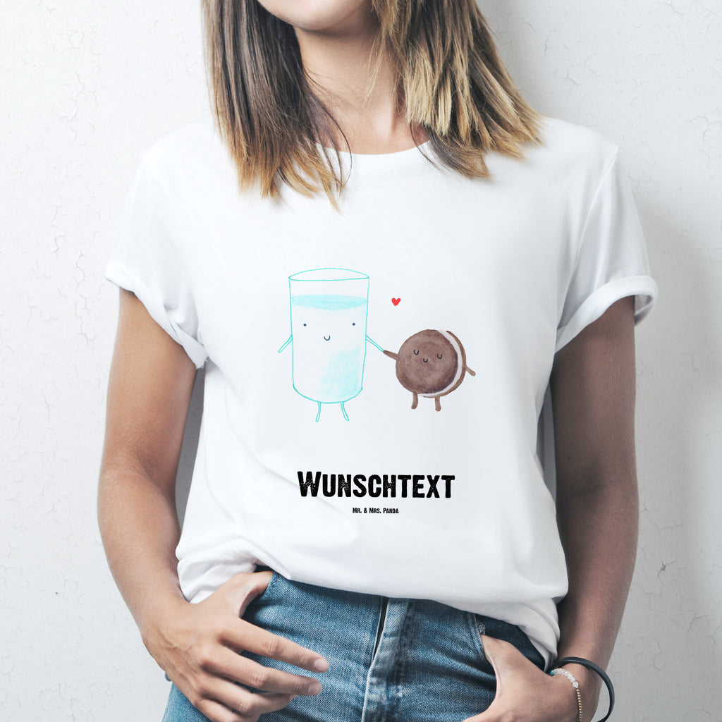 Größe S Personalisiertes T-Shirt Milch & Keks T-Shirt Personalisiert, T-Shirt mit Namen, T-Shirt mit Aufruck, Männer, Frauen, Tiermotive, Gute Laune, lustige Sprüche, Tiere, Milk, Cookie, Milch, Keks, Kekse, Kaffee, Einladung Frühstück, Motiv süß, romantisch, perfektes Paar