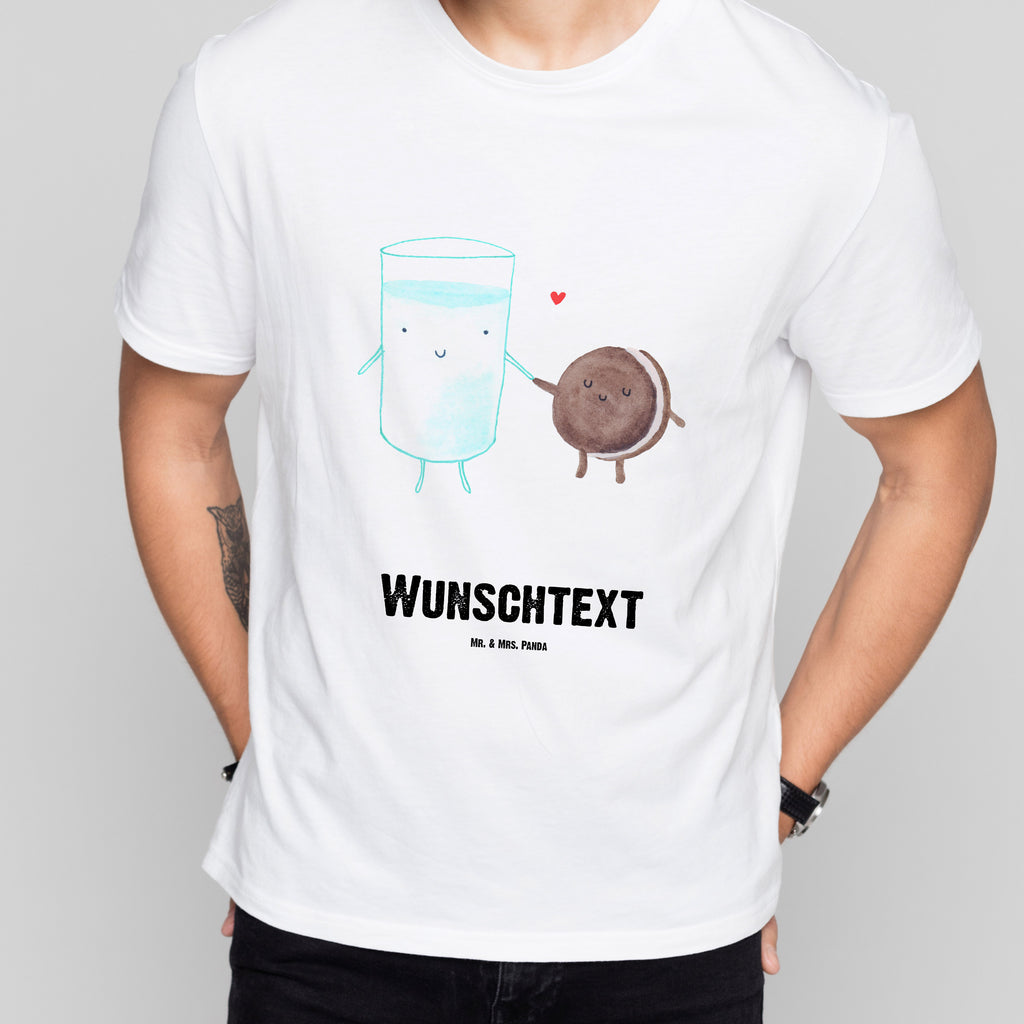 Größe S Personalisiertes T-Shirt Milch & Keks T-Shirt Personalisiert, T-Shirt mit Namen, T-Shirt mit Aufruck, Männer, Frauen, Tiermotive, Gute Laune, lustige Sprüche, Tiere, Milk, Cookie, Milch, Keks, Kekse, Kaffee, Einladung Frühstück, Motiv süß, romantisch, perfektes Paar