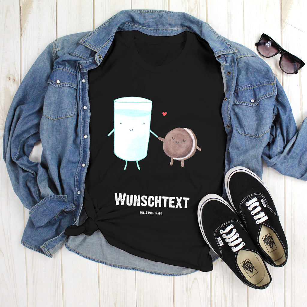 Größe S Personalisiertes T-Shirt Milch & Keks T-Shirt Personalisiert, T-Shirt mit Namen, T-Shirt mit Aufruck, Männer, Frauen, Tiermotive, Gute Laune, lustige Sprüche, Tiere, Milk, Cookie, Milch, Keks, Kekse, Kaffee, Einladung Frühstück, Motiv süß, romantisch, perfektes Paar