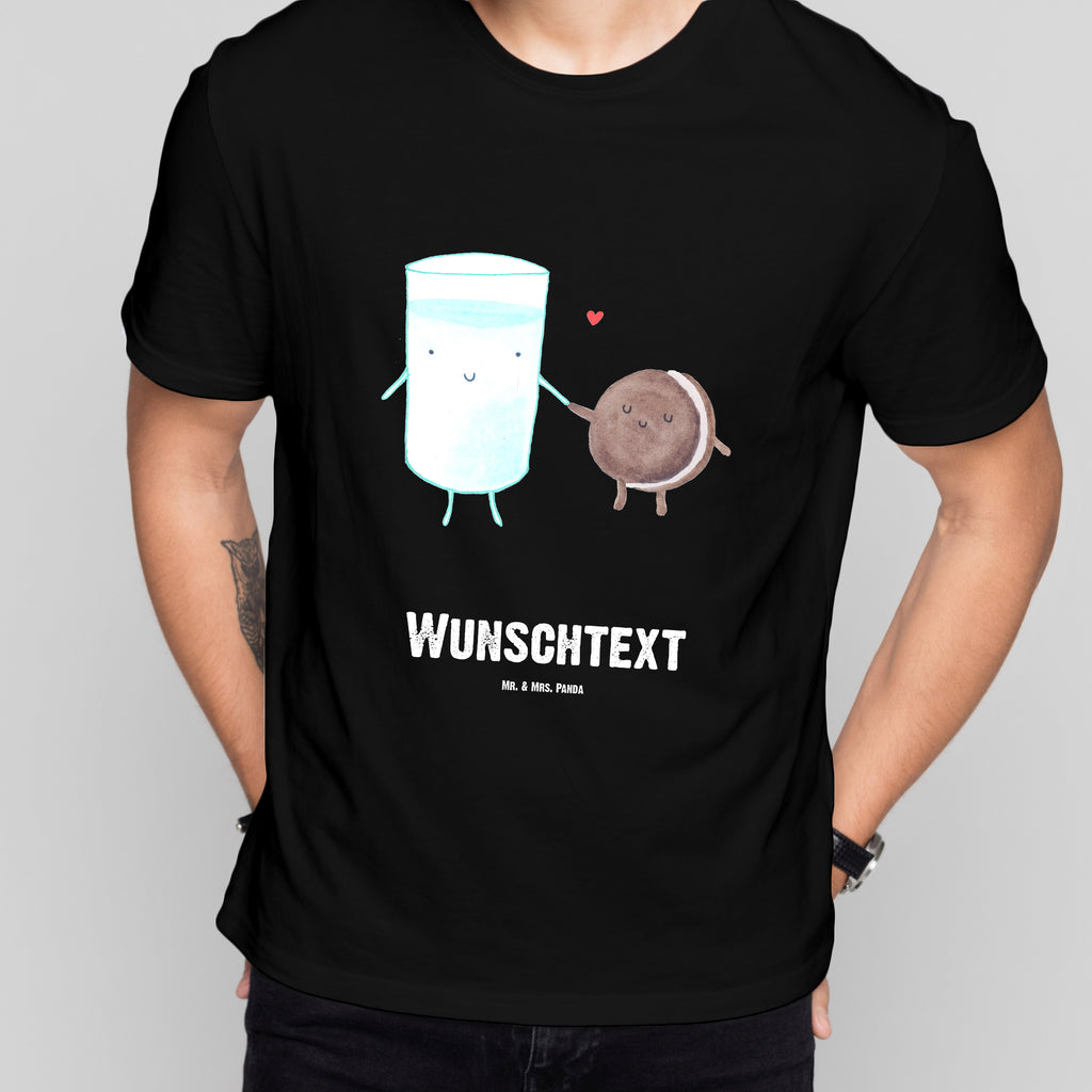 Größe S Personalisiertes T-Shirt Milch & Keks T-Shirt Personalisiert, T-Shirt mit Namen, T-Shirt mit Aufruck, Männer, Frauen, Tiermotive, Gute Laune, lustige Sprüche, Tiere, Milk, Cookie, Milch, Keks, Kekse, Kaffee, Einladung Frühstück, Motiv süß, romantisch, perfektes Paar