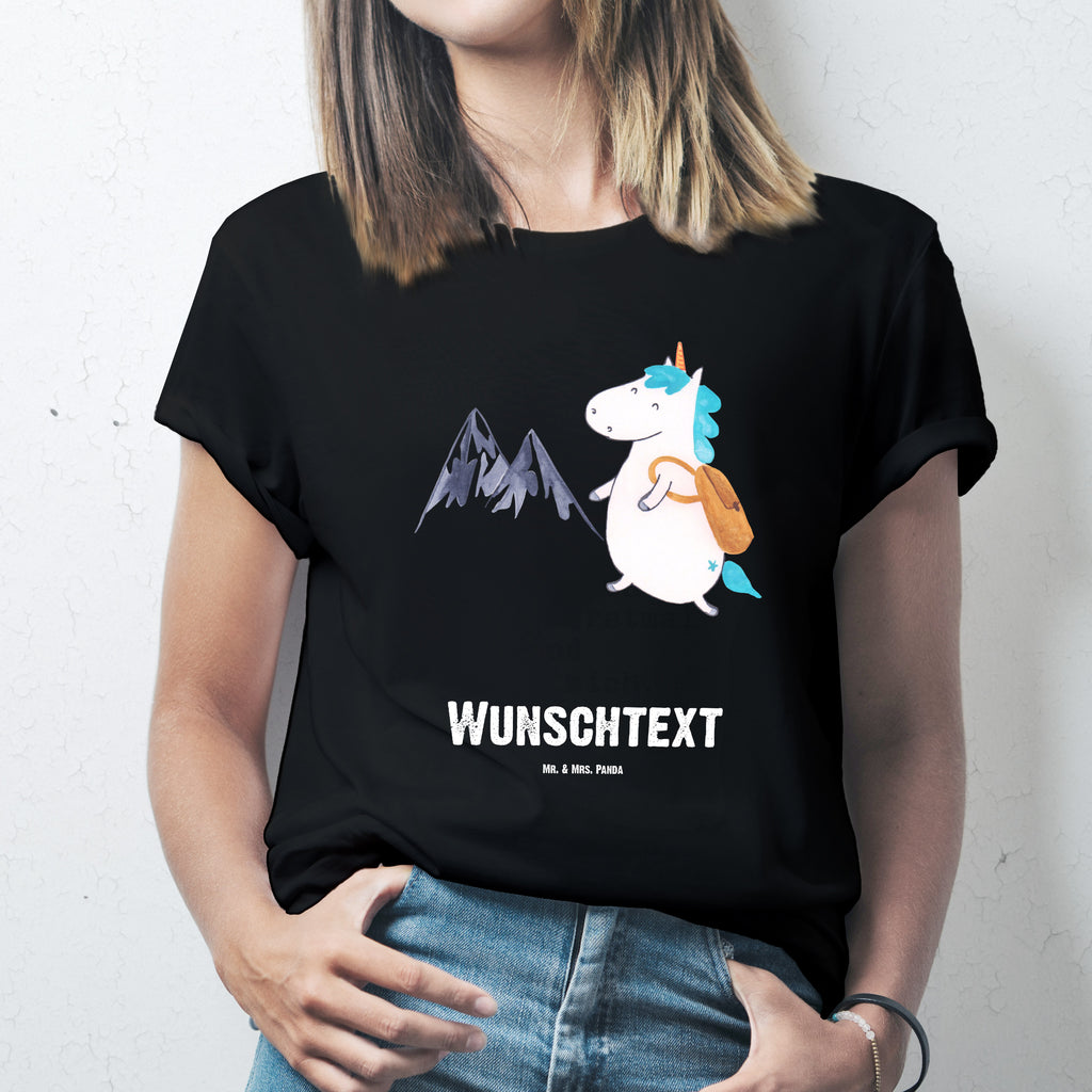 Größe S Personalisiertes T-Shirt Einhorn Bergsteiger T-Shirt Personalisiert, T-Shirt mit Namen, T-Shirt mit Aufruck, Männer, Frauen, Einhorn, Einhörner, Einhorn Deko, Pegasus, Unicorn, Bergsteiger, Abenteuer, Berge, Abenteurer, Weltenbummler, Weltreise, Reisen, Urlaub, Entdecker