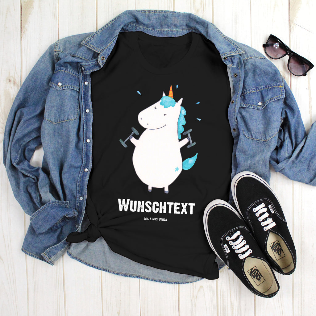 Größe S Personalisiertes T-Shirt Einhorn Fitness T-Shirt Personalisiert, T-Shirt mit Namen, T-Shirt mit Aufruck, Männer, Frauen, Einhorn, Einhörner, Einhorn Deko, Pegasus, Unicorn, Gym, Fitness, Fitnessstudio, Diät, Abnehmen, Sport, Pumpen, Geräte, Sixpack