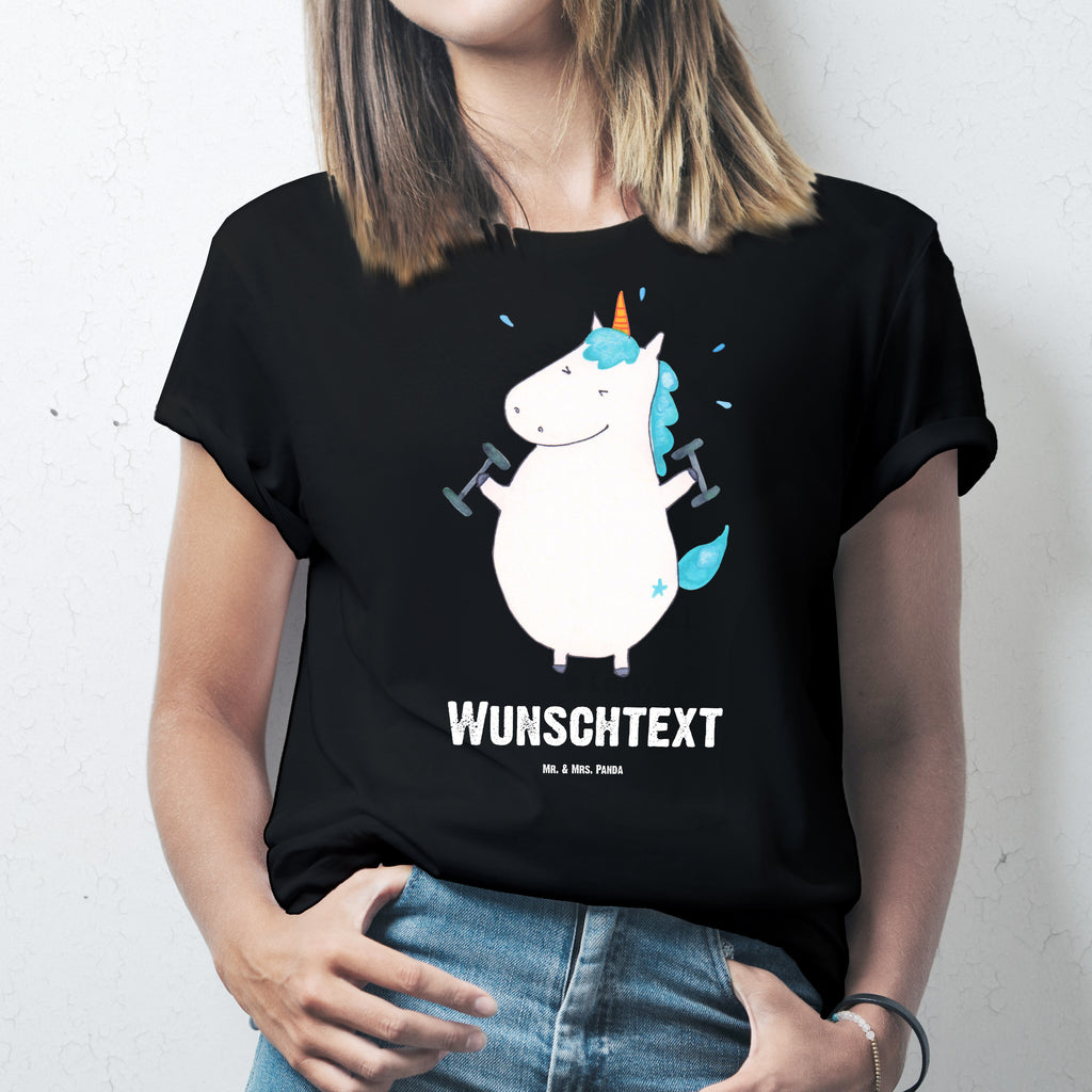 Größe S Personalisiertes T-Shirt Einhorn Fitness T-Shirt Personalisiert, T-Shirt mit Namen, T-Shirt mit Aufruck, Männer, Frauen, Einhorn, Einhörner, Einhorn Deko, Pegasus, Unicorn, Gym, Fitness, Fitnessstudio, Diät, Abnehmen, Sport, Pumpen, Geräte, Sixpack