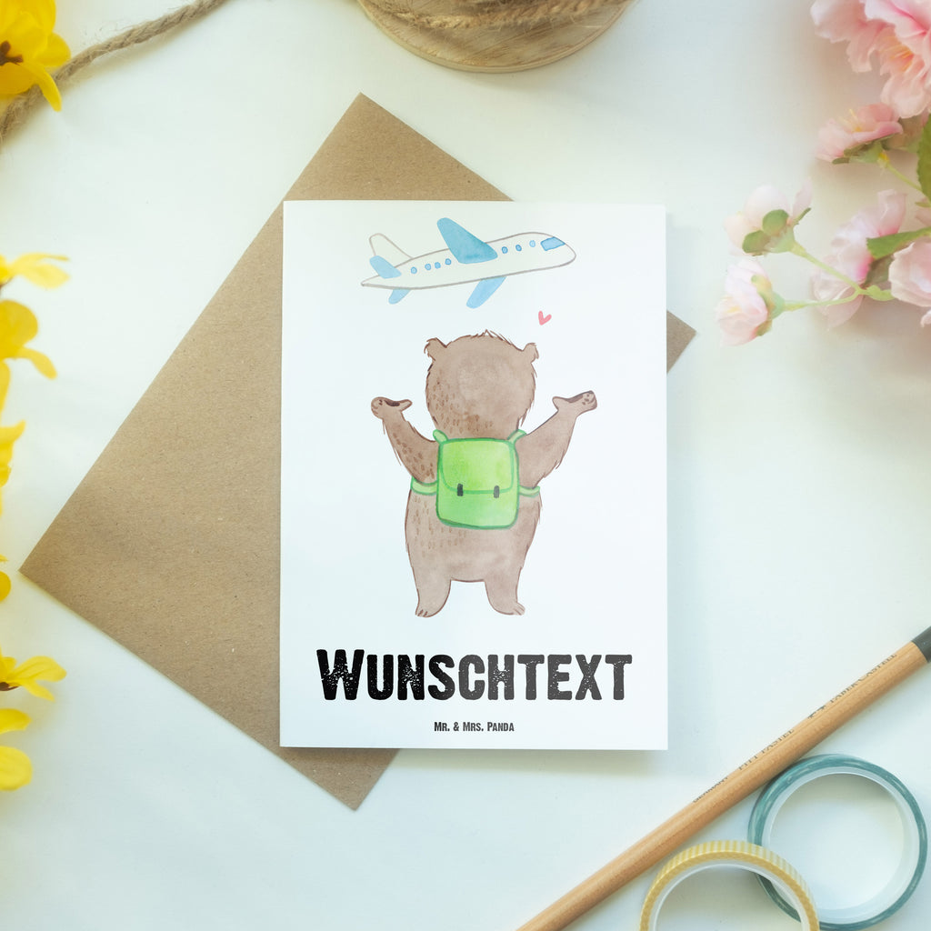 Personalisierte Grußkarte Bär Reisen Medizin Personalisierte Grußkarte, Personalisiertere Klappkarte, Personalisierte Einladungskarte, Personalisierte Glückwunschkarte, Personalisierte Hochzeitskarte, Personalisierte Geburtstagskarte, Grußkarte mit Namen, Grußkarte selber drucken, Grußkarte selbst gestalten, Grußkarte mit persönlichen Nachrichten, Grußkarte als Geldgeschenk, Grußkarten personalisiert, Geschenk, Sport, Sportart, Hobby, Schenken, Danke, Dankeschön, Auszeichnung, Gewinn, Sportler, Reisen, Weltreise, Urlaub, Urlaube, Auslandsjahr, Austauschjahr, Schüleraustausch, Reisegruppe, Reiseveranstalter, Reisebüro
