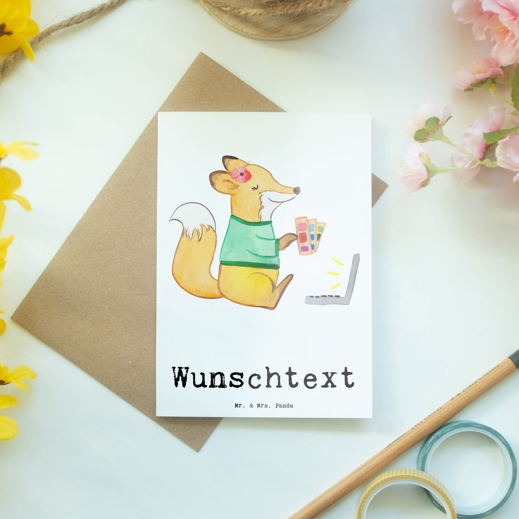 Personalisierte Grußkarte Grafikerin mit Herz Personalisierte Grußkarte, Personalisiertere Klappkarte, Personalisierte Einladungskarte, Personalisierte Glückwunschkarte, Personalisierte Hochzeitskarte, Personalisierte Geburtstagskarte, Grußkarte mit Namen, Grußkarte selber drucken, Grußkarte selbst gestalten, Grußkarte mit persönlichen Nachrichten, Grußkarte als Geldgeschenk, Grußkarten personalisiert, Beruf, Ausbildung, Jubiläum, Abschied, Rente, Kollege, Kollegin, Geschenk, Schenken, Arbeitskollege, Mitarbeiter, Firma, Danke, Dankeschön, Grafikerin, Designer, Mediengestalter, Grafikdesignerin