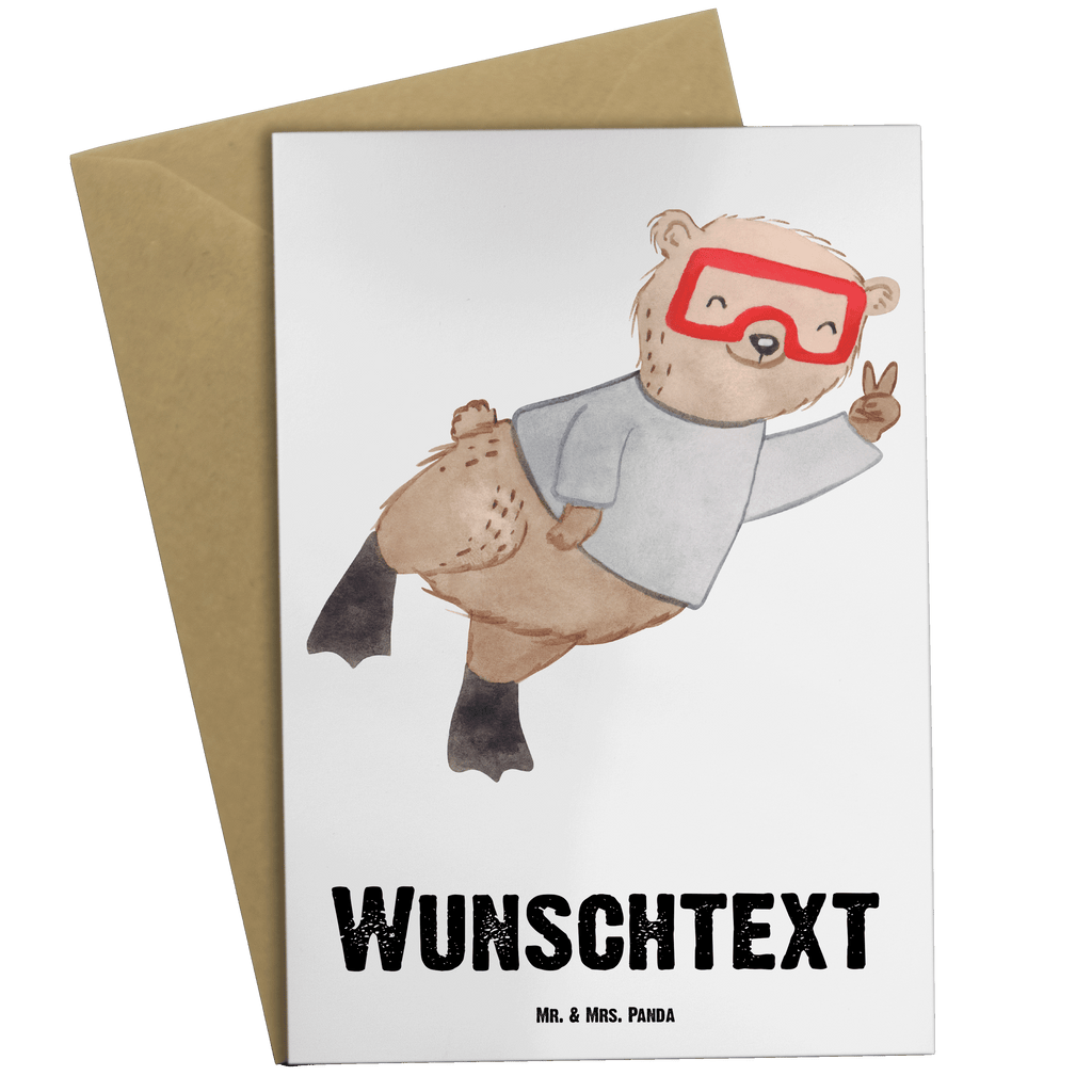 Personalisierte Grußkarte Bär Tauchen Tage Personalisierte Grußkarte, Personalisiertere Klappkarte, Personalisierte Einladungskarte, Personalisierte Glückwunschkarte, Personalisierte Hochzeitskarte, Personalisierte Geburtstagskarte, Grußkarte mit Namen, Grußkarte selber drucken, Grußkarte selbst gestalten, Grußkarte mit persönlichen Nachrichten, Grußkarte als Geldgeschenk, Grußkarten personalisiert, Geschenk, Sport, Sportart, Hobby, Schenken, Danke, Dankeschön, Auszeichnung, Gewinn, Sportler, Tauchen, schnorcheln, Tauchgang, Tauchschule, Diving, Dive