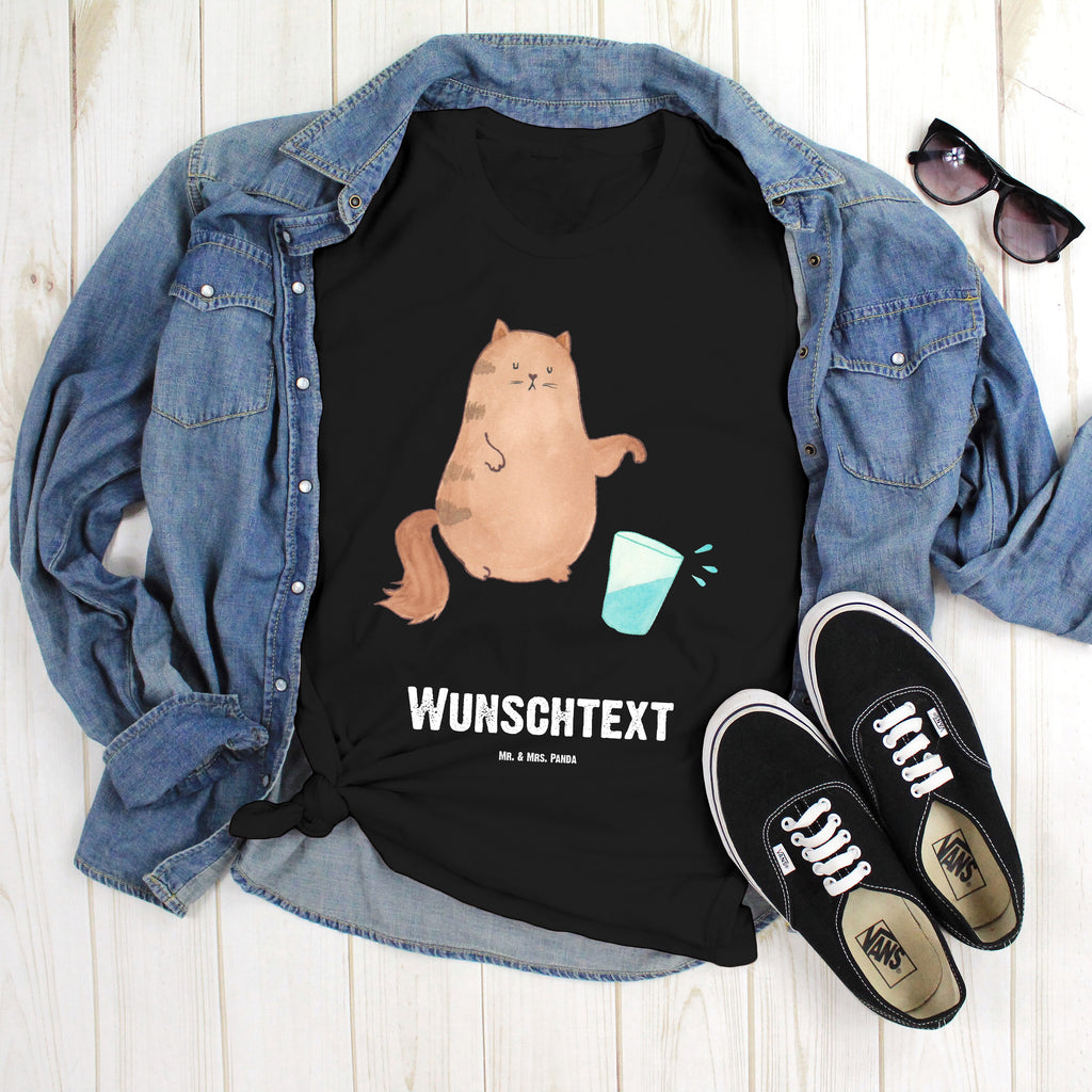 Größe M Personalisiertes T-Shirt Katze Wasserglas T-Shirt Personalisiert, T-Shirt mit Namen, T-Shirt mit Aufruck, Männer, Frauen, Katze, Katzenmotiv, Katzenfan, Katzendeko, Katzenfreund, Katzenliebhaber, Katzenprodukte, Katzenartikel, Katzenaccessoires, Katzensouvenirs, Katzenliebhaberprodukte, Katzenmotive, Katzen, Kater, Mietze, Cat, Cats, Katzenhalter, Katzenbesitzerin, Haustier, Wasser, Glas