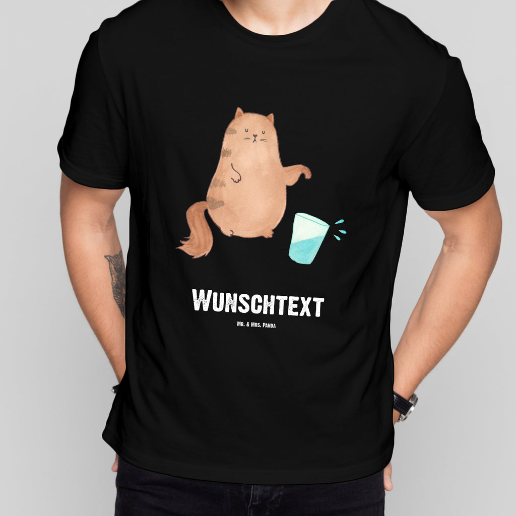 Größe M Personalisiertes T-Shirt Katze Wasserglas T-Shirt Personalisiert, T-Shirt mit Namen, T-Shirt mit Aufruck, Männer, Frauen, Katze, Katzenmotiv, Katzenfan, Katzendeko, Katzenfreund, Katzenliebhaber, Katzenprodukte, Katzenartikel, Katzenaccessoires, Katzensouvenirs, Katzenliebhaberprodukte, Katzenmotive, Katzen, Kater, Mietze, Cat, Cats, Katzenhalter, Katzenbesitzerin, Haustier, Wasser, Glas