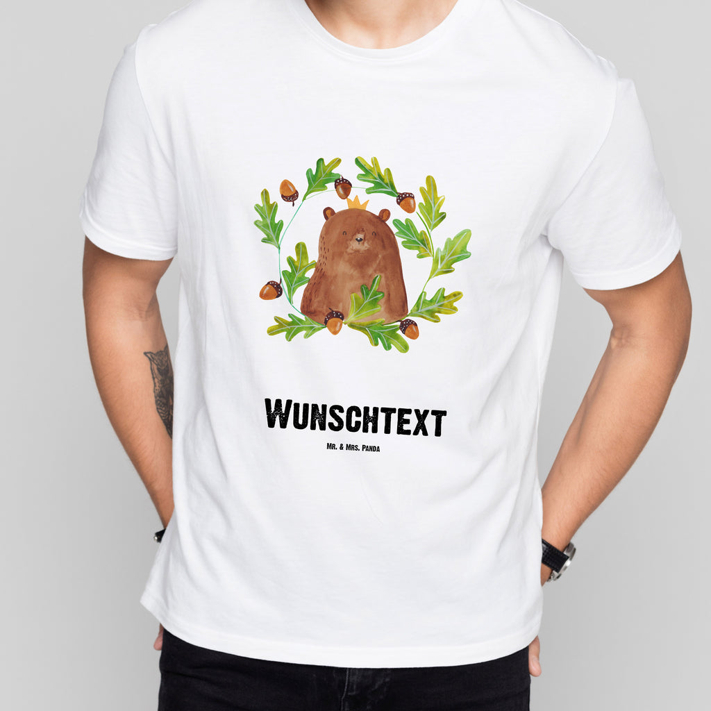 Größe M Personalisiertes T-Shirt Bär König T-Shirt Personalisiert, T-Shirt mit Namen, T-Shirt mit Aufruck, Männer, Frauen, Bär, Teddy, Teddybär, Papa, Papa Bär, bester Vater, bester Papa, weltbester Papa, Vatertag, Vater, Dad, Daddy, Papi