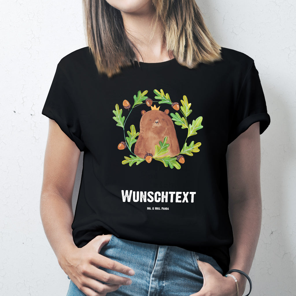 Größe M Personalisiertes T-Shirt Bär König T-Shirt Personalisiert, T-Shirt mit Namen, T-Shirt mit Aufruck, Männer, Frauen, Bär, Teddy, Teddybär, Papa, Papa Bär, bester Vater, bester Papa, weltbester Papa, Vatertag, Vater, Dad, Daddy, Papi