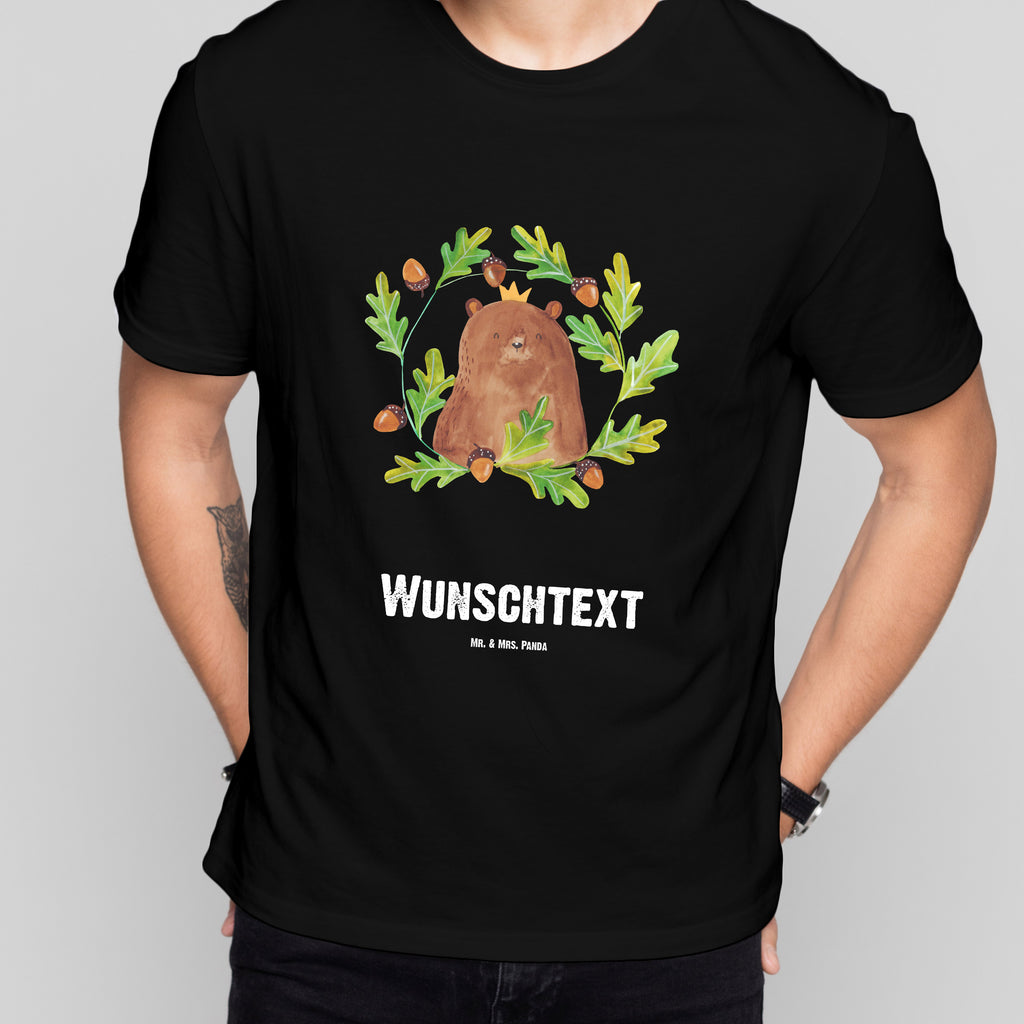 Größe M Personalisiertes T-Shirt Bär König T-Shirt Personalisiert, T-Shirt mit Namen, T-Shirt mit Aufruck, Männer, Frauen, Bär, Teddy, Teddybär, Papa, Papa Bär, bester Vater, bester Papa, weltbester Papa, Vatertag, Vater, Dad, Daddy, Papi