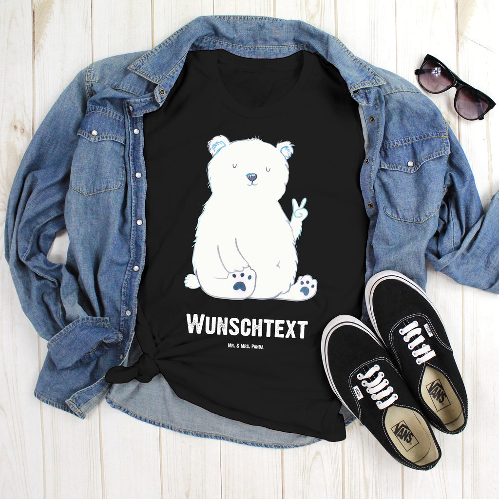 Größe M Personalisiertes T-Shirt Eisbär Faul T-Shirt Personalisiert, T-Shirt mit Namen, T-Shirt mit Aufruck, Männer, Frauen, Bär, Teddy, Teddybär, Eisbär, Nordpol, Faul, Entspannen, Relaxen, Büro, Arbeit, Bürojob, Arbeitsplatz, Homeoffice