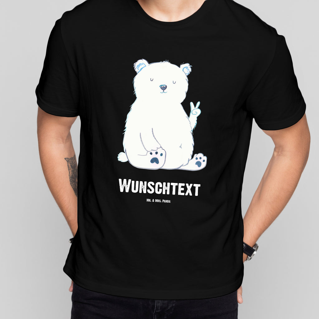Größe M Personalisiertes T-Shirt Eisbär Faul T-Shirt Personalisiert, T-Shirt mit Namen, T-Shirt mit Aufruck, Männer, Frauen, Bär, Teddy, Teddybär, Eisbär, Nordpol, Faul, Entspannen, Relaxen, Büro, Arbeit, Bürojob, Arbeitsplatz, Homeoffice