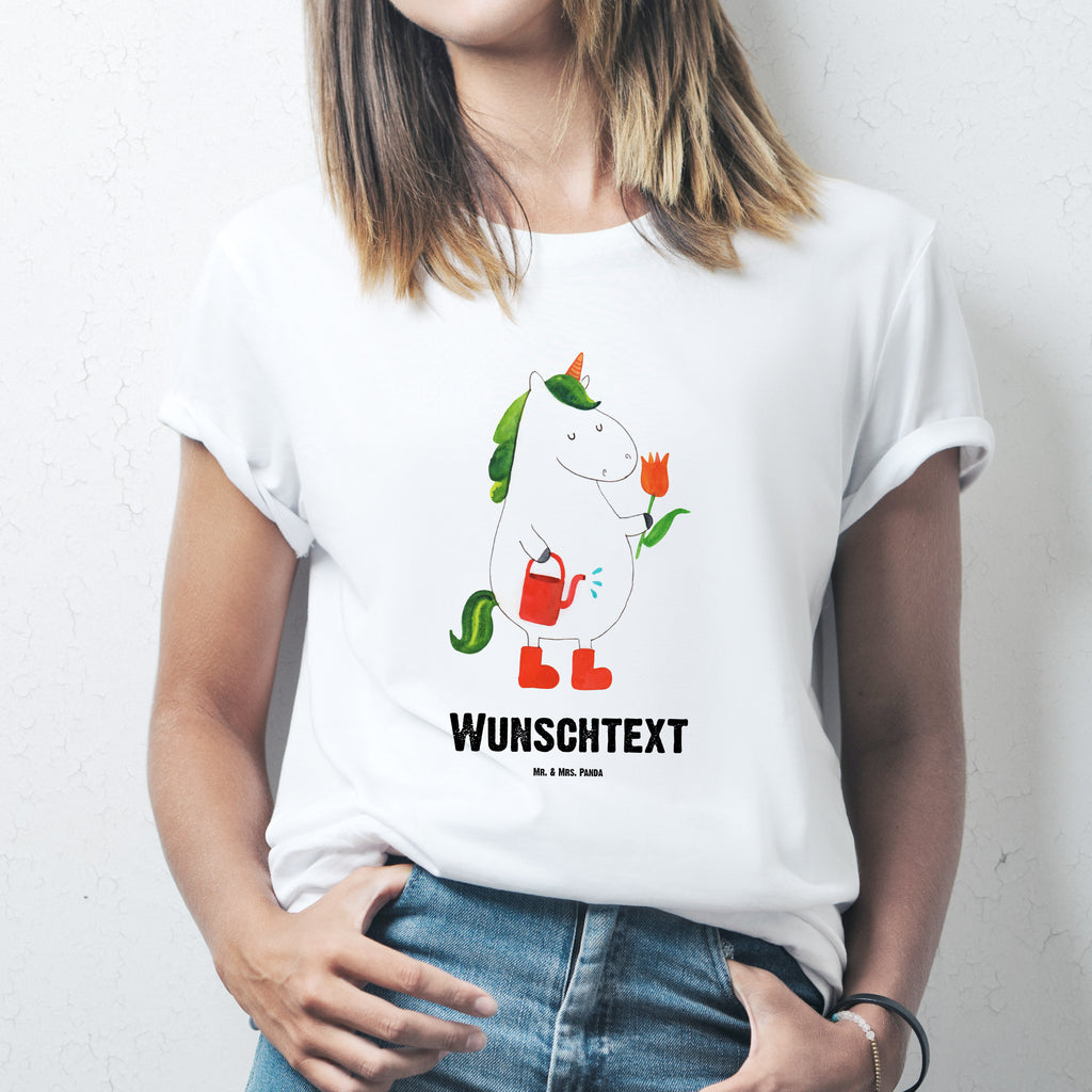 Größe M Personalisiertes T-Shirt Einhorn Gärtner T-Shirt Personalisiert, T-Shirt mit Namen, T-Shirt mit Aufruck, Männer, Frauen, Einhorn, Einhörner, Einhorn Deko, Pegasus, Unicorn, Luftballon, Gießkanne, Giesskanne, Lebenslust, Freude, Blume, Freundin, Garten, Stiefel