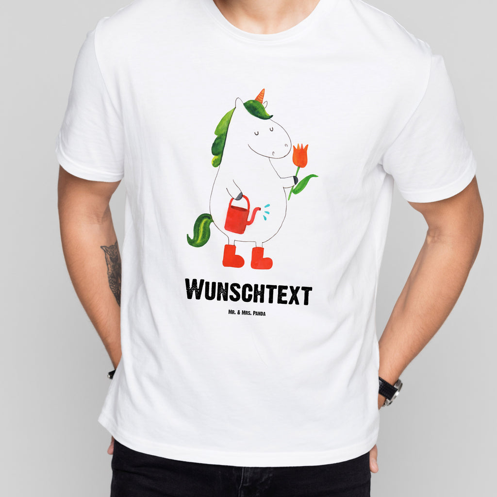 Größe M Personalisiertes T-Shirt Einhorn Gärtner T-Shirt Personalisiert, T-Shirt mit Namen, T-Shirt mit Aufruck, Männer, Frauen, Einhorn, Einhörner, Einhorn Deko, Pegasus, Unicorn, Luftballon, Gießkanne, Giesskanne, Lebenslust, Freude, Blume, Freundin, Garten, Stiefel
