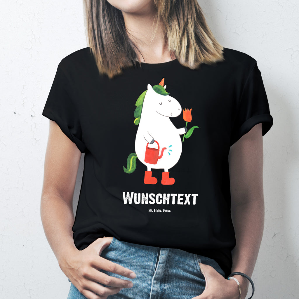 Größe M Personalisiertes T-Shirt Einhorn Gärtner T-Shirt Personalisiert, T-Shirt mit Namen, T-Shirt mit Aufruck, Männer, Frauen, Einhorn, Einhörner, Einhorn Deko, Pegasus, Unicorn, Luftballon, Gießkanne, Giesskanne, Lebenslust, Freude, Blume, Freundin, Garten, Stiefel