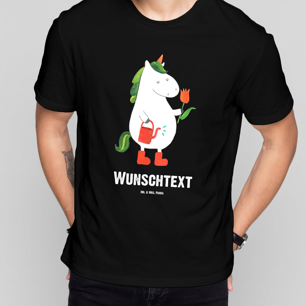 Größe M Personalisiertes T-Shirt Einhorn Gärtner T-Shirt Personalisiert, T-Shirt mit Namen, T-Shirt mit Aufruck, Männer, Frauen, Einhorn, Einhörner, Einhorn Deko, Pegasus, Unicorn, Luftballon, Gießkanne, Giesskanne, Lebenslust, Freude, Blume, Freundin, Garten, Stiefel