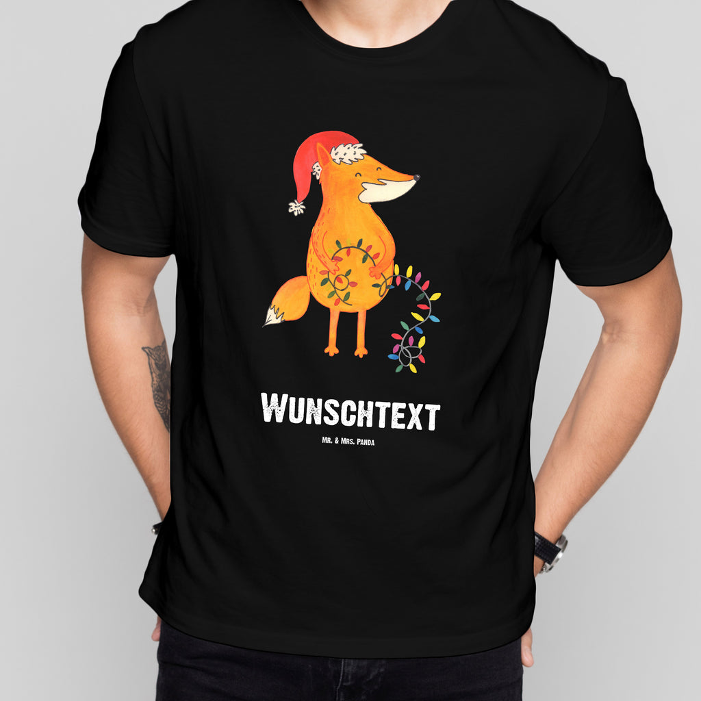 Größe M Personalisiertes T-Shirt Fuchs Weihnachten T-Shirt Personalisiert, T-Shirt mit Namen, T-Shirt mit Aufruck, Männer, Frauen, Winter, Weihnachten, Weihnachtsdeko, Nikolaus, Advent, Heiligabend, Wintermotiv, Fuchs, Füchse, Spruch schön, Geschenk Weihnachten, Weihnachtsmann, Weihnachtszeit
