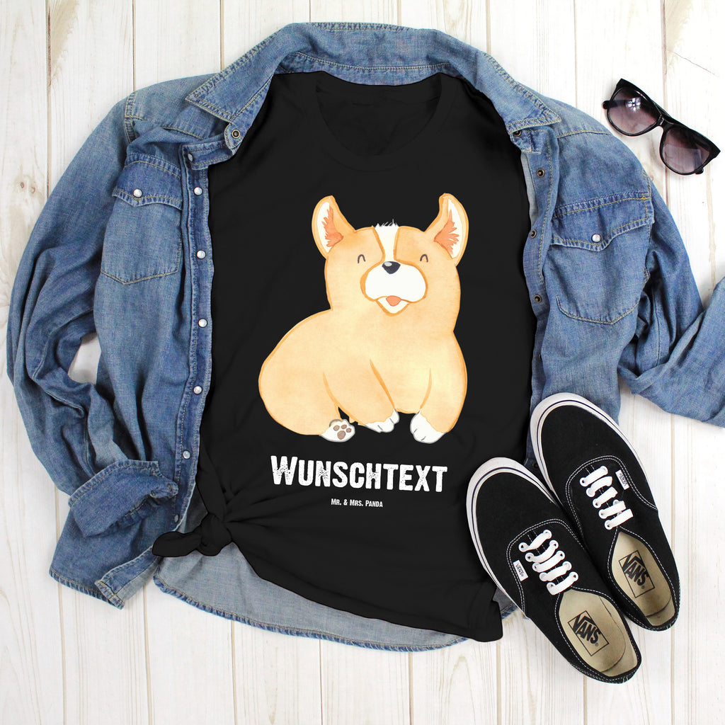 Größe M Personalisiertes T-Shirt Corgie T-Shirt Personalisiert, T-Shirt mit Namen, T-Shirt mit Aufruck, Männer, Frauen, Hund, Hundemotiv, Haustier, Hunderasse, Tierliebhaber, Hundebesitzer, Sprüche, Corgie, Welsh Corgie Pembroke, britisch, Motivation, Spruch, Hundespruch, Lebensfreude