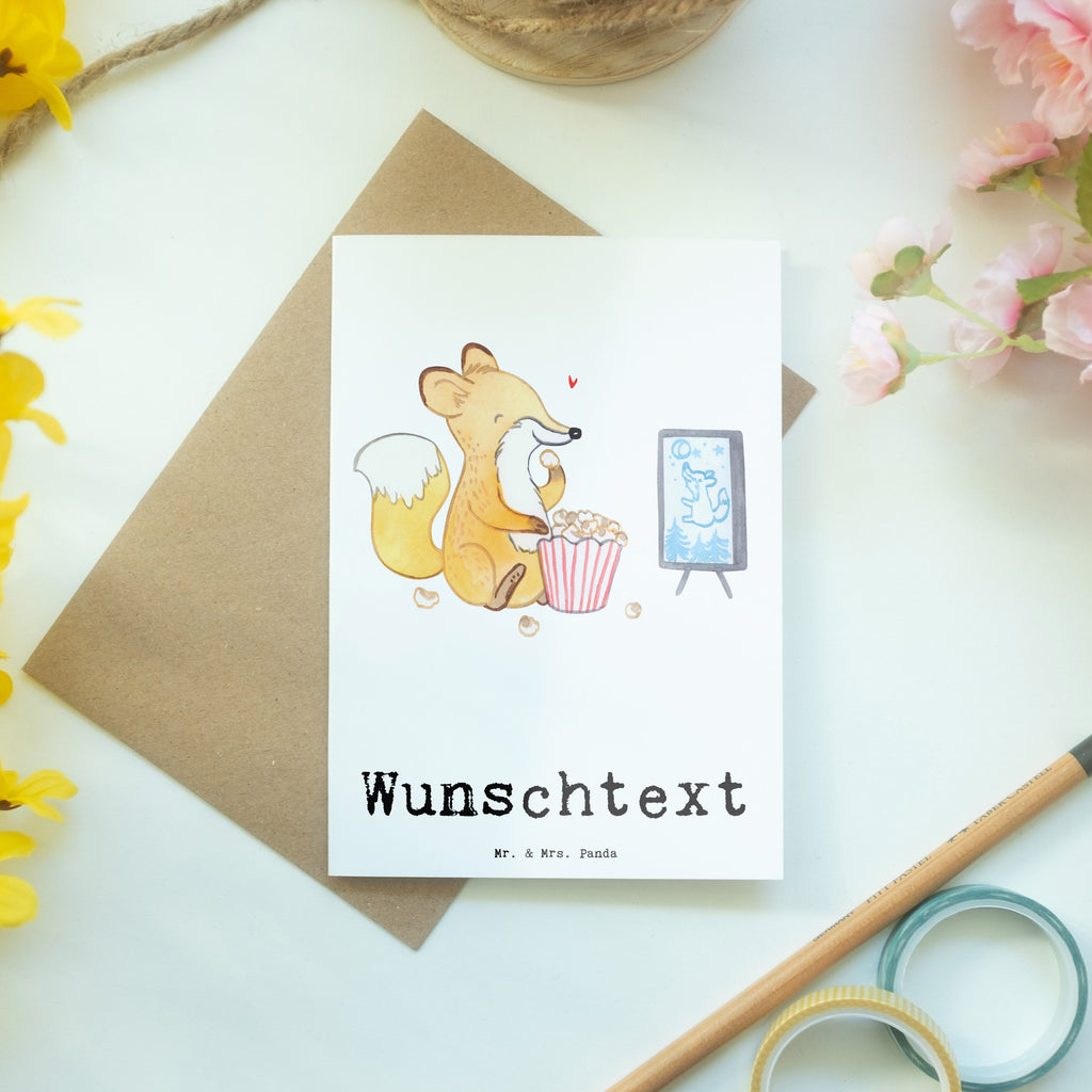 Personalisierte Grußkarte Fuchs Filme gucken Tage Personalisierte Grußkarte, Personalisiertere Klappkarte, Personalisierte Einladungskarte, Personalisierte Glückwunschkarte, Personalisierte Hochzeitskarte, Personalisierte Geburtstagskarte, Grußkarte mit Namen, Grußkarte selber drucken, Grußkarte selbst gestalten, Grußkarte mit persönlichen Nachrichten, Grußkarte als Geldgeschenk, Grußkarten personalisiert, Geschenk, Sport, Sportart, Hobby, Schenken, Danke, Dankeschön, Auszeichnung, Gewinn, Sportler, Filmabend, Filme gucken, TV, Fernsehen, Kino