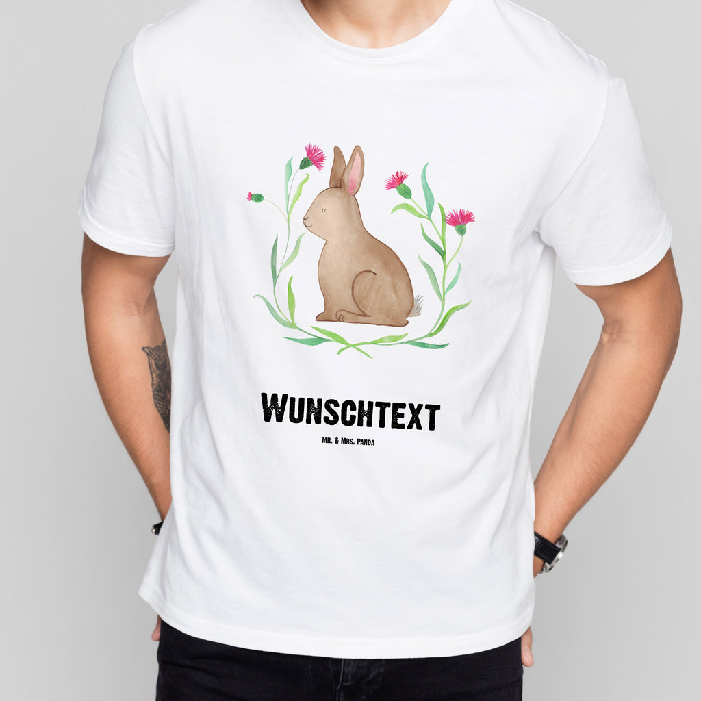 Größe M Personalisiertes T-Shirt Hase sitzend T-Shirt Personalisiert, T-Shirt mit Namen, T-Shirt mit Aufruck, Männer, Frauen, Ostern, Osterhase, Ostergeschenke, Osternest, Osterdeko, Geschenk zu Ostern, Frohe Ostern, Ostergrüße, Osterblume, Liebe, Grüße, Hase, Kaninchen