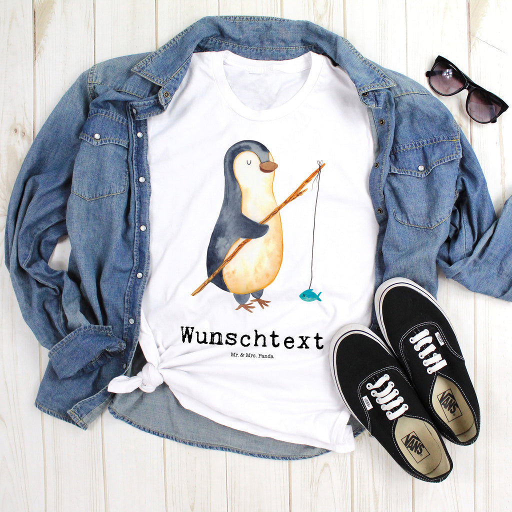 Größe M Personalisiertes T-Shirt Pinguin Angler T-Shirt Personalisiert, T-Shirt mit Namen, T-Shirt mit Aufruck, Männer, Frauen, Pinguin, Pinguine, Angeln, Angler, Tagträume, Hobby, Plan, Planer, Tagesplan, Neustart, Motivation, Geschenk, Freundinnen, Geschenkidee, Urlaub, Wochenende
