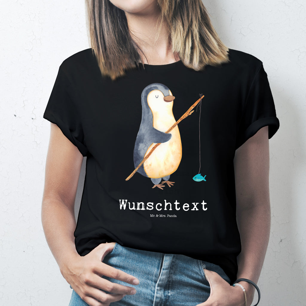Größe M Personalisiertes T-Shirt Pinguin Angler T-Shirt Personalisiert, T-Shirt mit Namen, T-Shirt mit Aufruck, Männer, Frauen, Pinguin, Pinguine, Angeln, Angler, Tagträume, Hobby, Plan, Planer, Tagesplan, Neustart, Motivation, Geschenk, Freundinnen, Geschenkidee, Urlaub, Wochenende