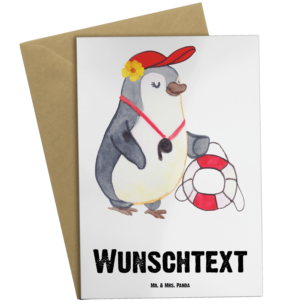 Personalisierte Grußkarte Bademeisterin mit Herz Personalisierte Grußkarte, Personalisiertere Klappkarte, Personalisierte Einladungskarte, Personalisierte Glückwunschkarte, Personalisierte Hochzeitskarte, Personalisierte Geburtstagskarte, Grußkarte mit Namen, Grußkarte selber drucken, Grußkarte selbst gestalten, Grußkarte mit persönlichen Nachrichten, Grußkarte als Geldgeschenk, Grußkarten personalisiert, Beruf, Ausbildung, Jubiläum, Abschied, Rente, Kollege, Kollegin, Geschenk, Schenken, Arbeitskollege, Mitarbeiter, Firma, Danke, Dankeschön, Bademeisterin, Rettungsschwimmerin, Schwimmmeisterin, Schwimmbad, Freibad, Badeanstalt, Schwimmverein, Schwimmschule