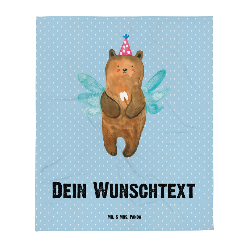 Personalisierte Decke Zahnfee Bär Personalisierte Decke, Decke mit Namen, Kuscheldecke mit Namen, Decke bedrucken, Kuscheldecke bedrucken, Bär, Teddy, Teddybär, Zahnfee, Fee, Milchzahn, Erster Zahn