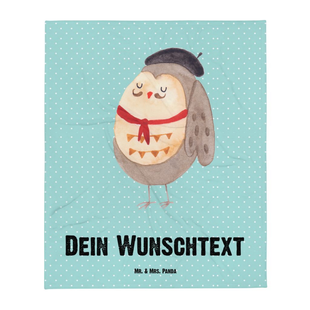 Personalisierte Decke Eule Französisch Personalisierte Decke, Decke mit Namen, Kuscheldecke mit Namen, Decke bedrucken, Kuscheldecke bedrucken, Eule, Eulen, Eule Deko, Owl, hibou, La vie est belle, das Leben ist schön, Spruch schön, Spruch Französisch, Frankreich