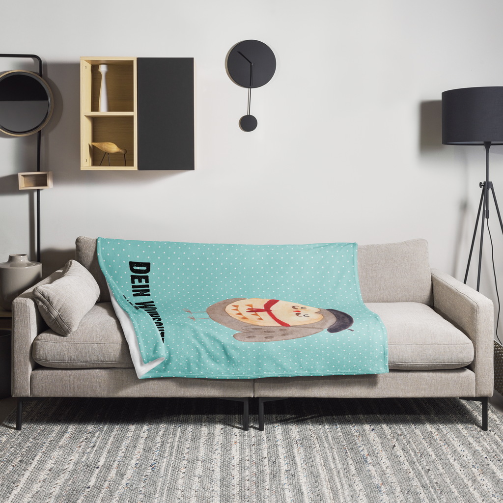 Personalisierte Decke Eule Französisch Personalisierte Decke, Decke mit Namen, Kuscheldecke mit Namen, Decke bedrucken, Kuscheldecke bedrucken, Eule, Eulen, Eule Deko, Owl, hibou, La vie est belle, das Leben ist schön, Spruch schön, Spruch Französisch, Frankreich