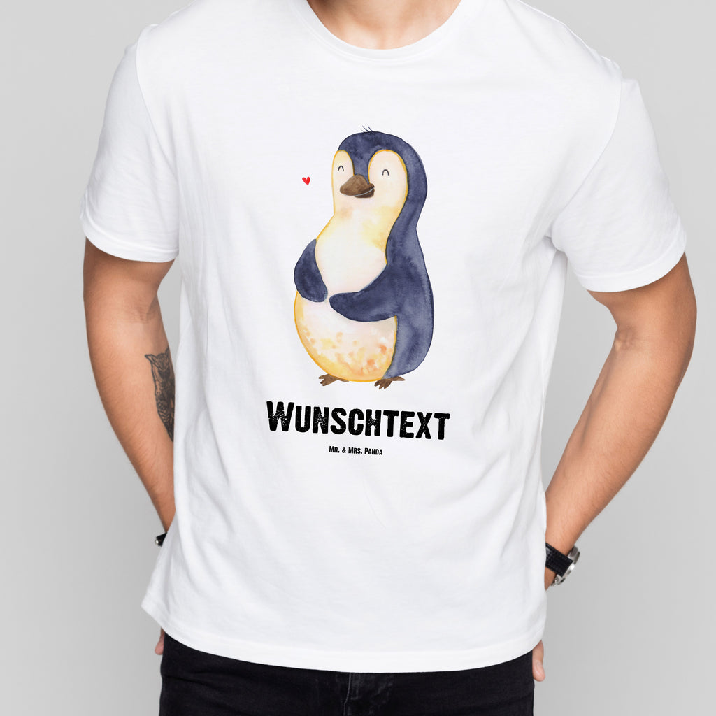 Größe XL Personalisiertes T-Shirt Pinguin Diät T-Shirt Personalisiert, T-Shirt mit Namen, T-Shirt mit Aufruck, Männer, Frauen, Pinguin, Pinguine, Diät, Abnehmen, Abspecken, Gewicht, Motivation, Selbstliebe, Körperliebe, Selbstrespekt