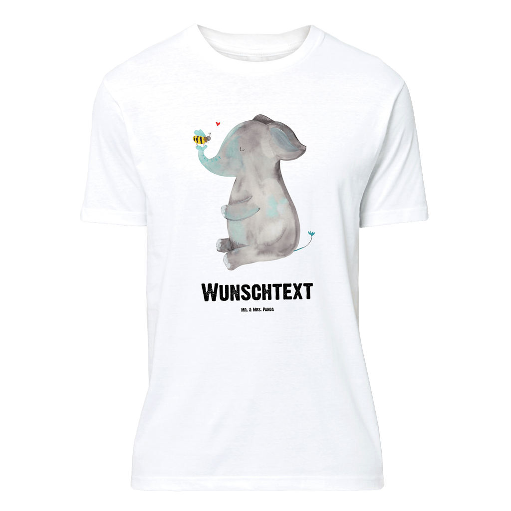 Größe XL Personalisiertes T-Shirt Elefant & Biene T-Shirt Personalisiert, T-Shirt mit Namen, T-Shirt mit Aufruck, Männer, Frauen, Tiermotive, Gute Laune, lustige Sprüche, Tiere, Elefant, Biene, Liebe, Liebesbeweis, Jahrestag, Liebesgeschenk, Heiratsantrag, Hochzeitsgeschenk, Liebesspruch