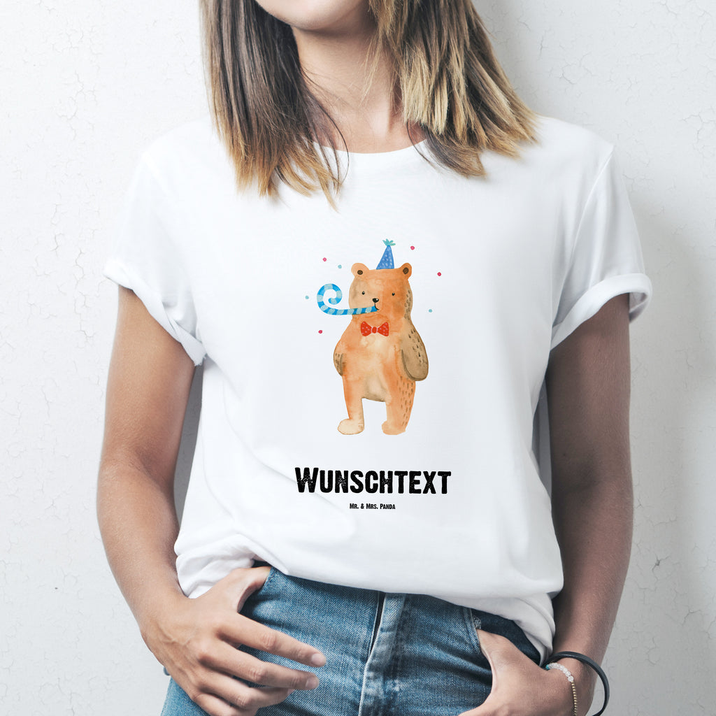 Größe XL Personalisiertes T-Shirt Birthday Bär T-Shirt Personalisiert, T-Shirt mit Namen, T-Shirt mit Aufruck, Männer, Frauen, Bär, Teddy, Teddybär, Happy Birthday, Alles Gute, Glückwunsch, Geburtstag