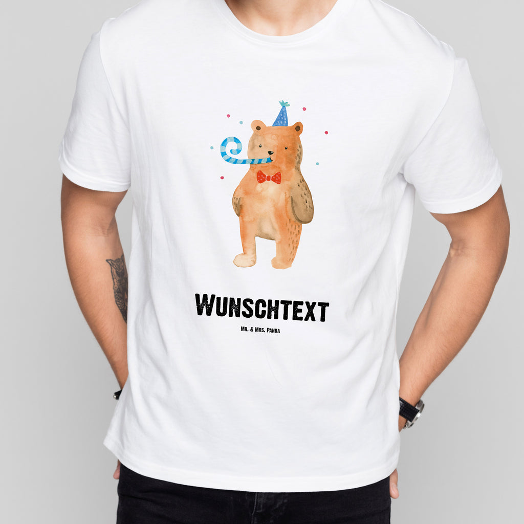 Größe XL Personalisiertes T-Shirt Birthday Bär T-Shirt Personalisiert, T-Shirt mit Namen, T-Shirt mit Aufruck, Männer, Frauen, Bär, Teddy, Teddybär, Happy Birthday, Alles Gute, Glückwunsch, Geburtstag