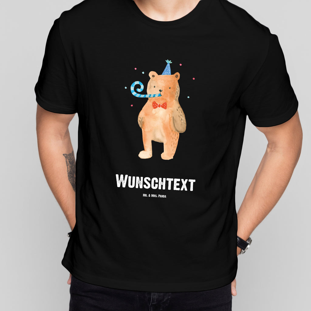 Größe XL Personalisiertes T-Shirt Birthday Bär T-Shirt Personalisiert, T-Shirt mit Namen, T-Shirt mit Aufruck, Männer, Frauen, Bär, Teddy, Teddybär, Happy Birthday, Alles Gute, Glückwunsch, Geburtstag