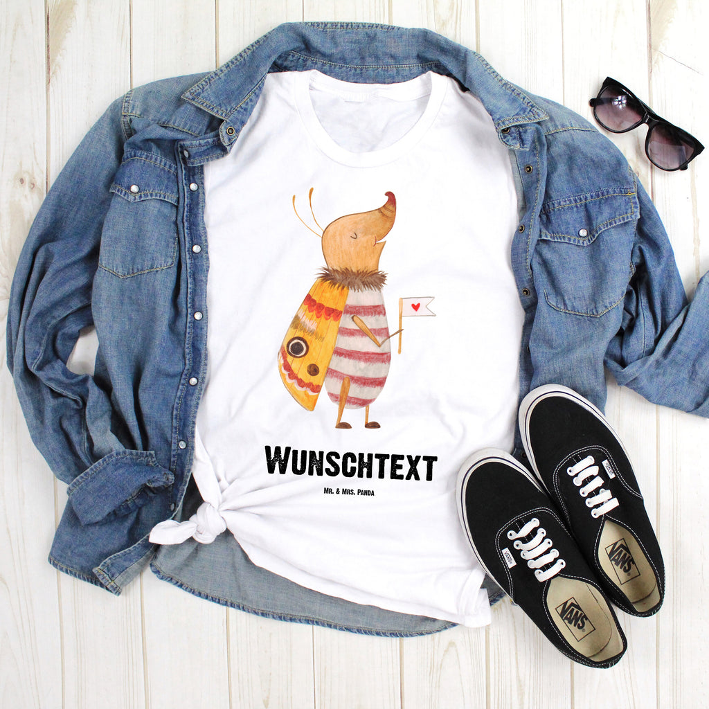 Größe XL Personalisiertes T-Shirt Nachtfalter mit Fähnchen T-Shirt Personalisiert, T-Shirt mit Namen, T-Shirt mit Aufruck, Männer, Frauen, Tiermotive, Gute Laune, lustige Sprüche, Tiere, Nachtfalter, Käfer, Spruch lustig, Spruch witzig, süß, niedlich, Küche Deko, Was kostet die Welt