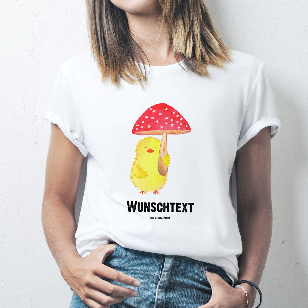 Größe XL Personalisiertes T-Shirt Küken Fliegenpilz T-Shirt Personalisiert, T-Shirt mit Namen, T-Shirt mit Aufruck, Männer, Frauen, Ostern, Osterhase, Ostergeschenke, Osternest, Osterdeko, Geschenk zu Ostern, Küken, Fliegenpilz, Glückspilz, Frohe Ostern, Ostergrüße
