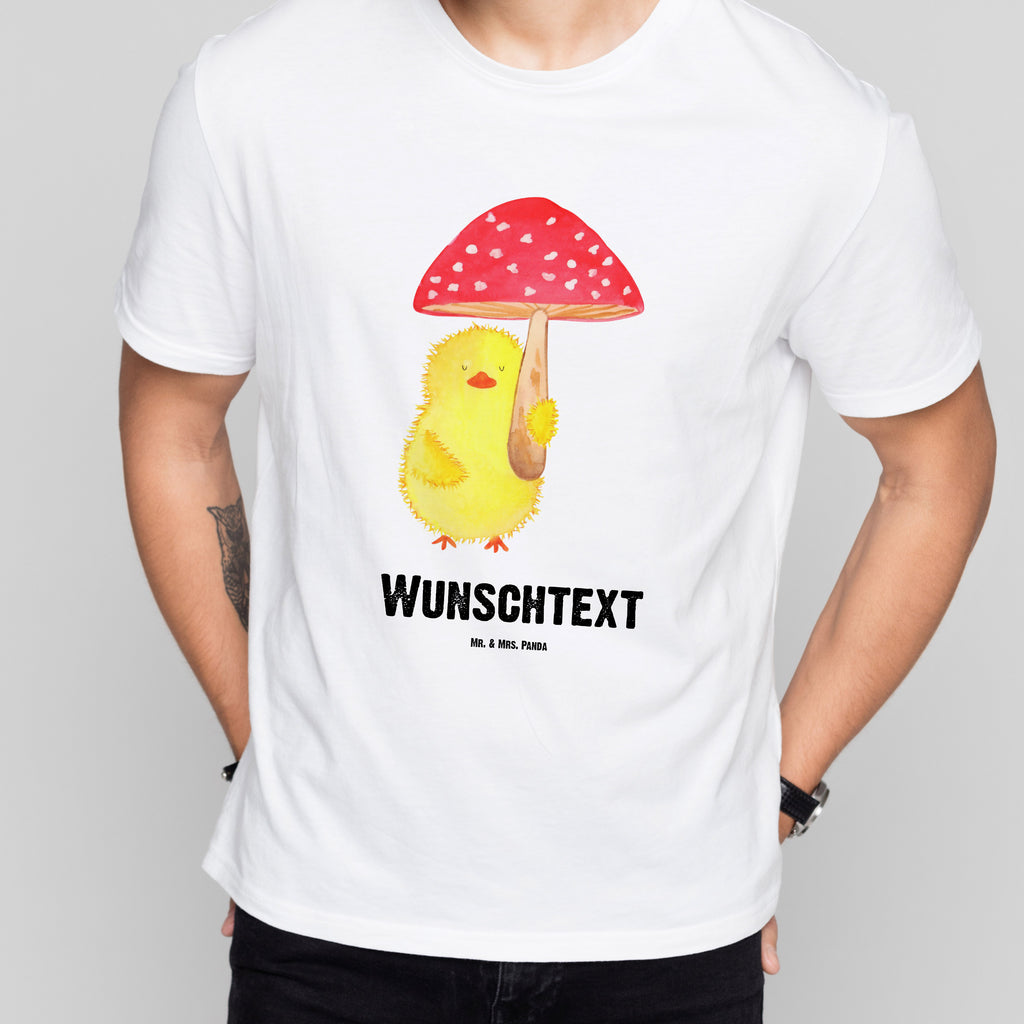 Größe XL Personalisiertes T-Shirt Küken Fliegenpilz T-Shirt Personalisiert, T-Shirt mit Namen, T-Shirt mit Aufruck, Männer, Frauen, Ostern, Osterhase, Ostergeschenke, Osternest, Osterdeko, Geschenk zu Ostern, Küken, Fliegenpilz, Glückspilz, Frohe Ostern, Ostergrüße