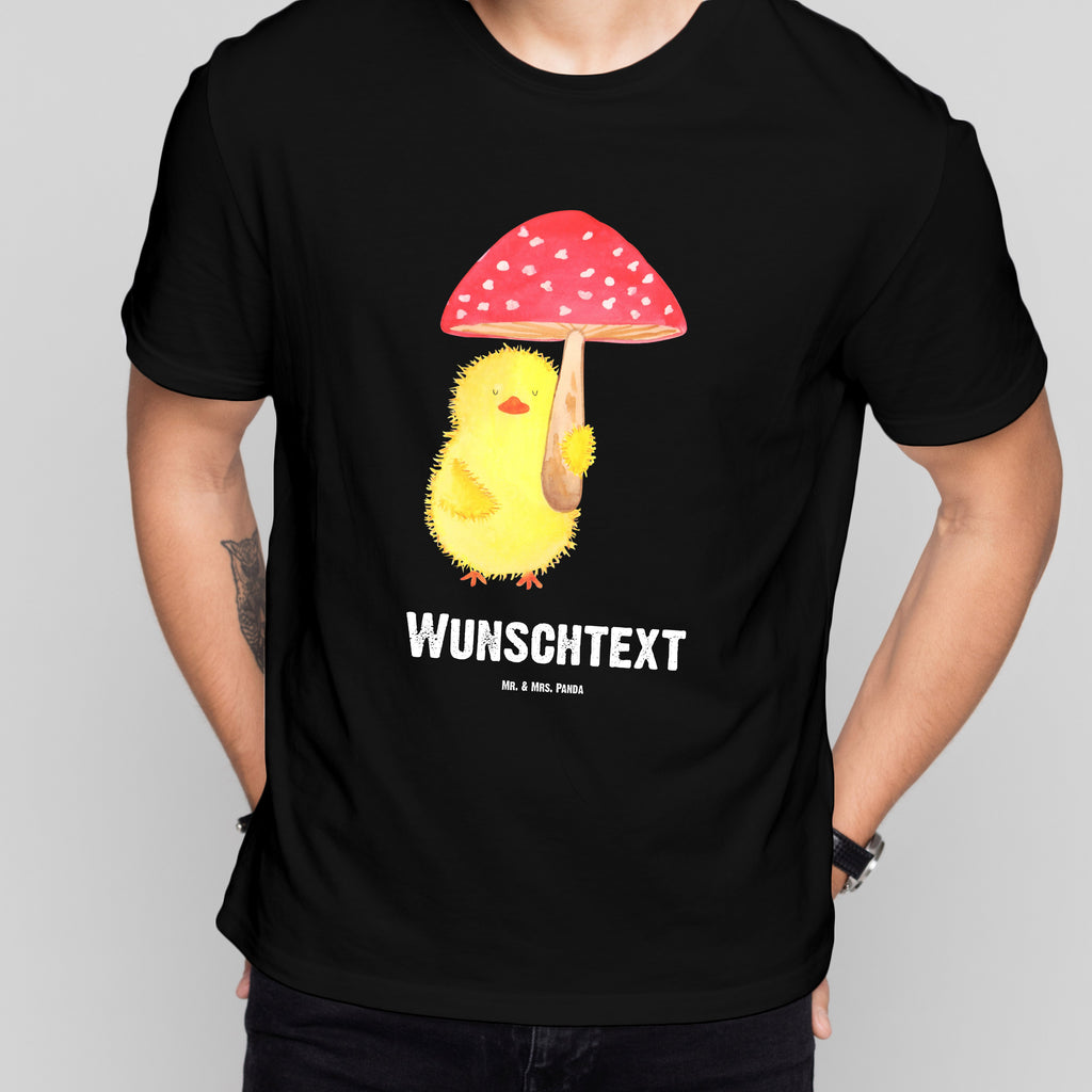 Größe XL Personalisiertes T-Shirt Küken Fliegenpilz T-Shirt Personalisiert, T-Shirt mit Namen, T-Shirt mit Aufruck, Männer, Frauen, Ostern, Osterhase, Ostergeschenke, Osternest, Osterdeko, Geschenk zu Ostern, Küken, Fliegenpilz, Glückspilz, Frohe Ostern, Ostergrüße