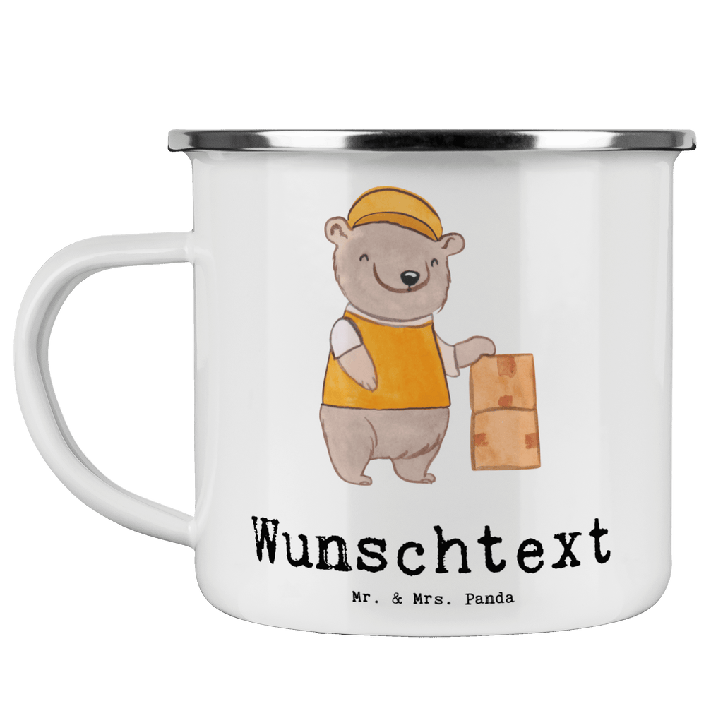 Personalisierte Emaille Tasse Lieferdienstmitarbeiter mit Herz Emaille Tasse personalisiert, Emaille Tasse mit Namen, Campingtasse personalisiert, Namenstasse, Campingtasse bedrucken, Campinggeschirr personalsisert, Beruf, Ausbildung, Jubiläum, Abschied, Rente, Kollege, Kollegin, Geschenk, Schenken, Arbeitskollege, Mitarbeiter, Firma, Danke, Dankeschön, Lieferdienstmitarbeiter, Pizzabäcker, Pizzabote, Pizzabringdienst, Lieferbringdienst