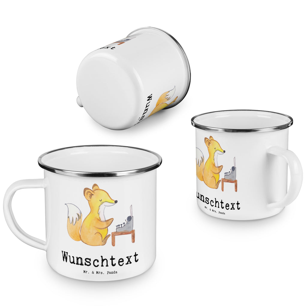 Personalisierte Emaille Tasse Online Redakteur mit Herz Emaille Tasse personalisiert, Emaille Tasse mit Namen, Campingtasse personalisiert, Namenstasse, Campingtasse bedrucken, Campinggeschirr personalsisert, Beruf, Ausbildung, Jubiläum, Abschied, Rente, Kollege, Kollegin, Geschenk, Schenken, Arbeitskollege, Mitarbeiter, Firma, Danke, Dankeschön