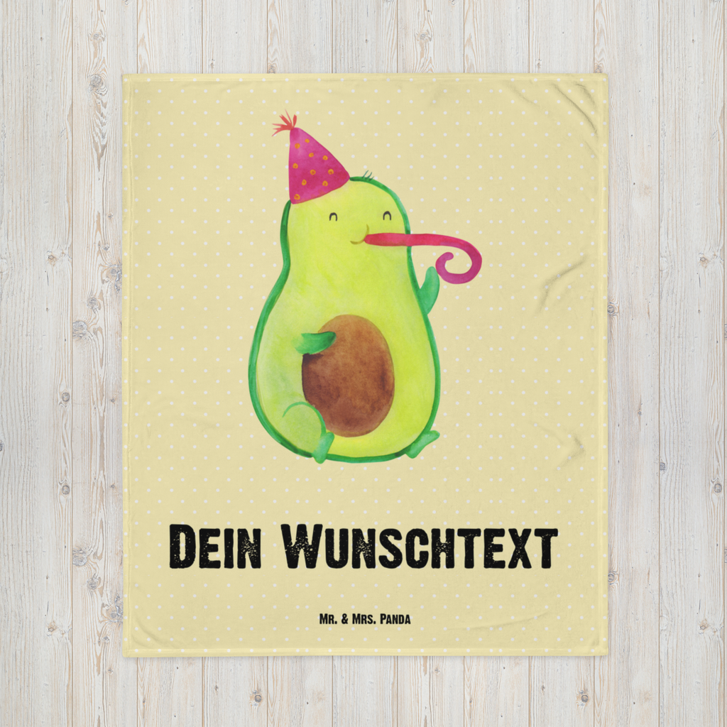 Babydecke mit Namen Avocado Party Time Babdyecke personalisiert, Babydecke mit Namen, Babydecke bedrucken, Babygeschenk personalisiet, Babygeschenk mit Namen, Krabbeldecke mit Namen, Krabbeldecke personalisiert, Avocado, Veggie, Vegan, Gesund