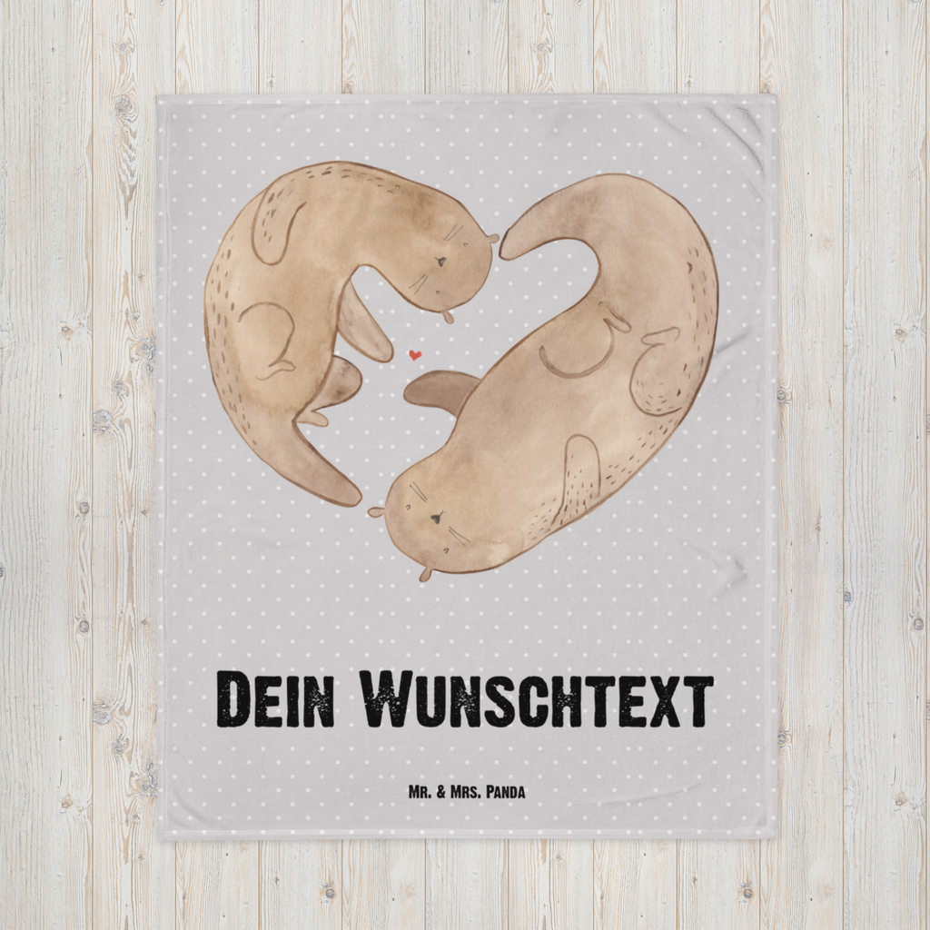 Babydecke mit Namen Otter Herz Babdyecke personalisiert, Babydecke mit Namen, Babydecke bedrucken, Babygeschenk personalisiet, Babygeschenk mit Namen, Krabbeldecke mit Namen, Krabbeldecke personalisiert, Otter, Fischotter, Seeotter, Liebe, Herz, Liebesbeweis, Liebesgeschenk, Bessere Hälfte, Love you, Jahrestag, Hochzeitstag, Verlobung, gemeinsames Leben