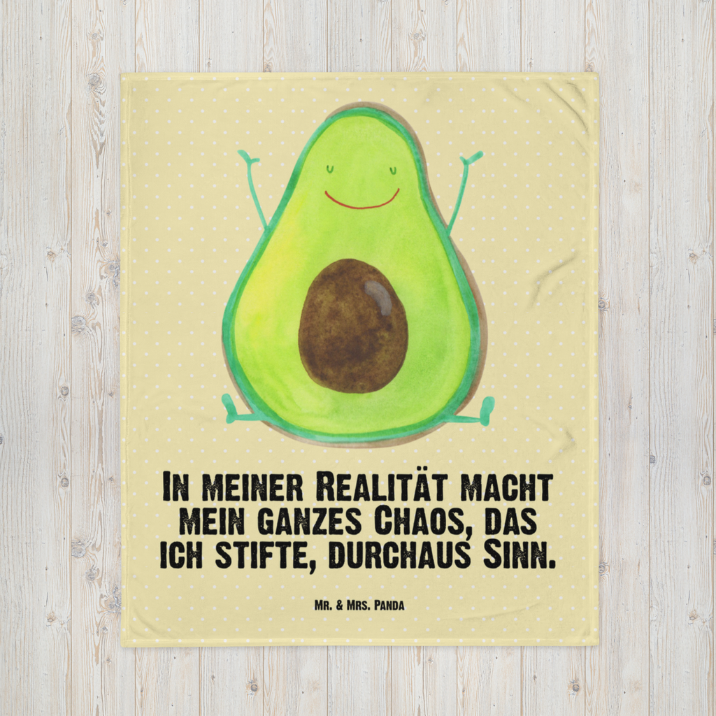 Babydecke Avocado Happy Babydecke, Babygeschenk, Geschenk Geburt, Babyecke Kuscheldecke, Krabbeldecke, Avocado, Veggie, Vegan, Gesund, Chaos