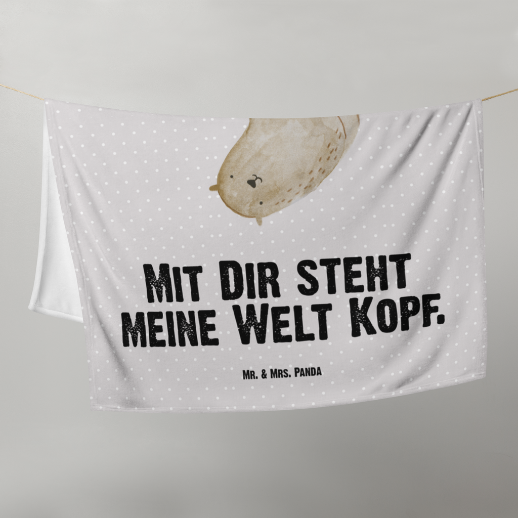 Babydecke Otter kopfüber Babydecke, Babygeschenk, Geschenk Geburt, Babyecke Kuscheldecke, Krabbeldecke, Otter, Fischotter, Seeotter, Otter Seeotter See Otter