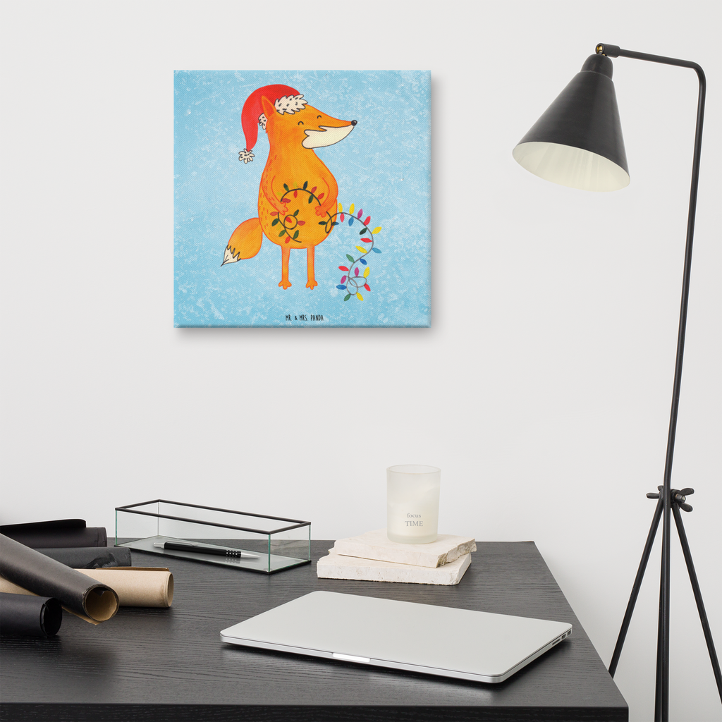 Leinwand Bild Fuchs Weihnachten Leinwand, Bild, Kunstdruck, Wanddeko, Dekoration, Winter, Weihnachten, Weihnachtsdeko, Nikolaus, Advent, Heiligabend, Wintermotiv, Fuchs, Füchse, Spruch schön, Geschenk Weihnachten, Weihnachtsmann, Weihnachtszeit