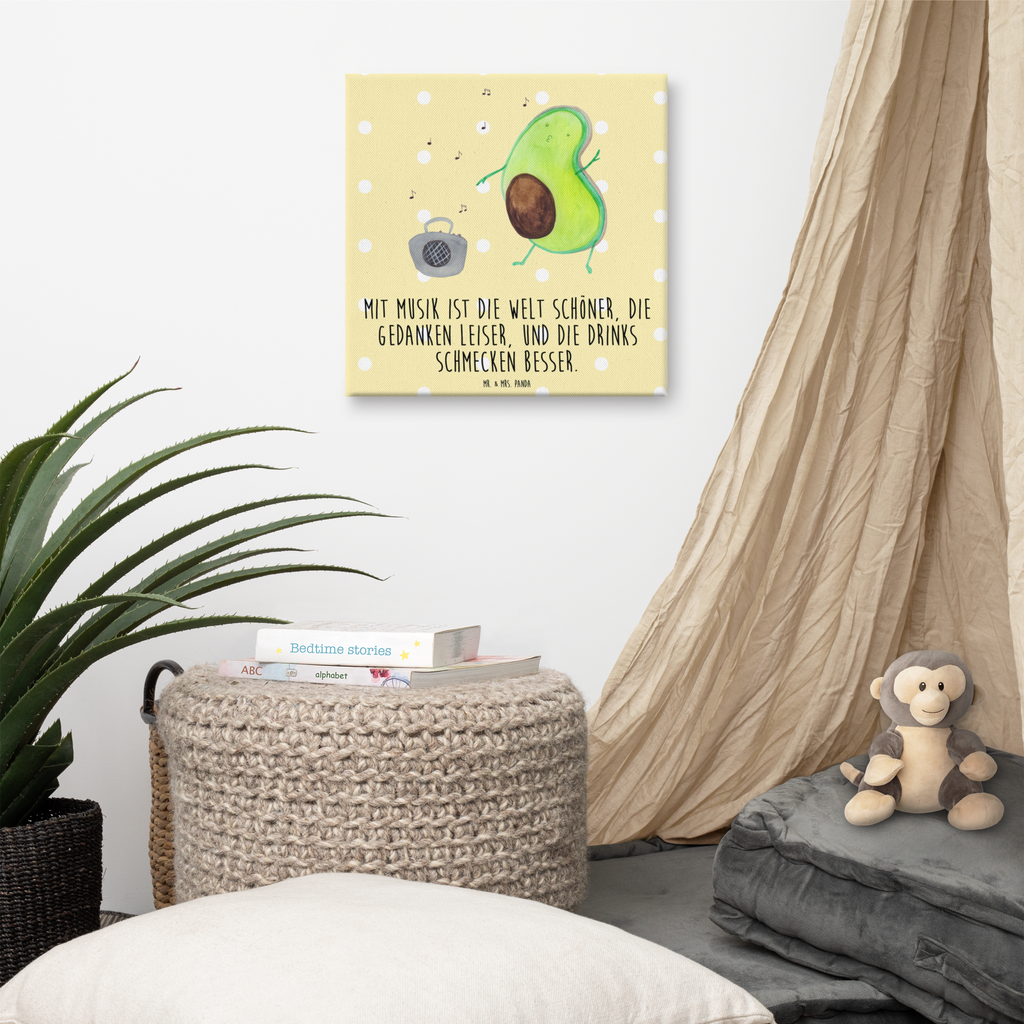 Leinwand Bild Avocado tanzt Leinwand, Bild, Kunstdruck, Wanddeko, Dekoration, Avocado, Veggie, Vegan, Gesund