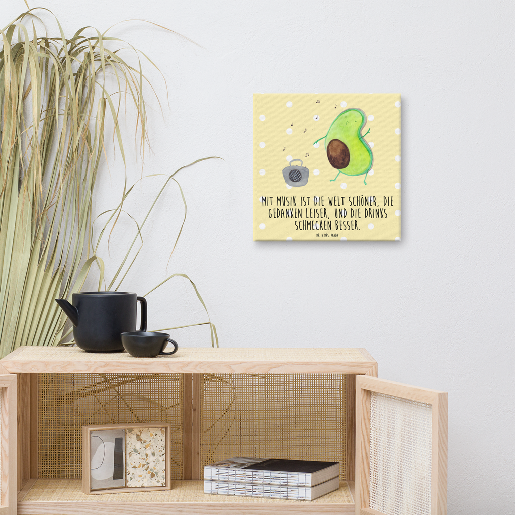 Leinwand Bild Avocado tanzt Leinwand, Bild, Kunstdruck, Wanddeko, Dekoration, Avocado, Veggie, Vegan, Gesund
